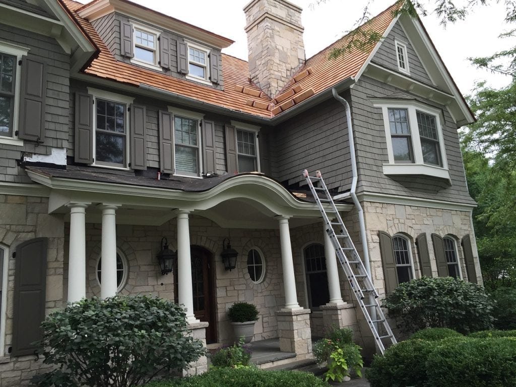 Maintenance is required for cedar roofing in Des Plaines IL