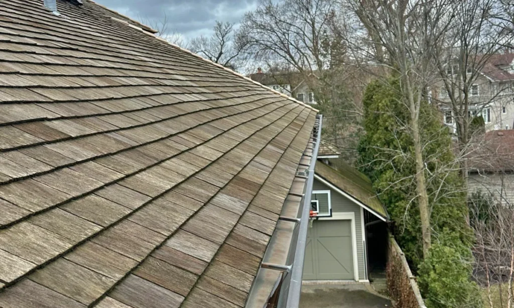 best time of the year to clean the cedar roof