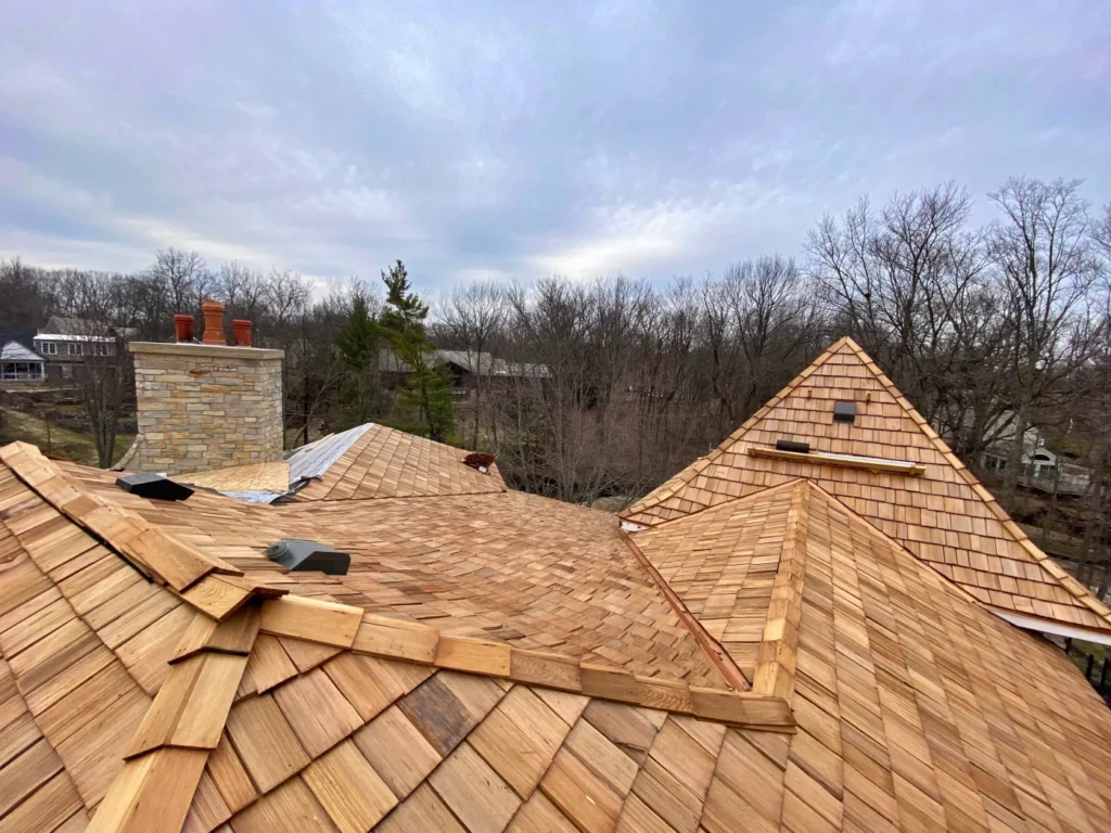 cedar roof installation contractor inverness