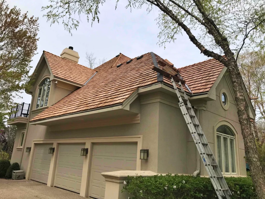 cedar roof replacement contractor lincolnshire il
