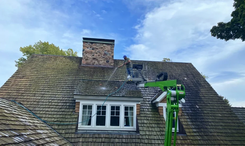using cedar roof protective coating